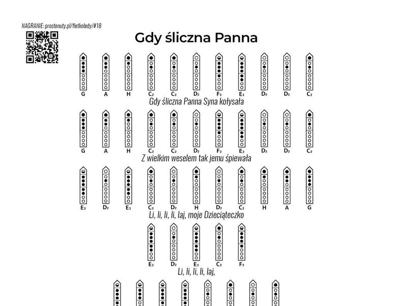 Kolędy na flet dla początkujących