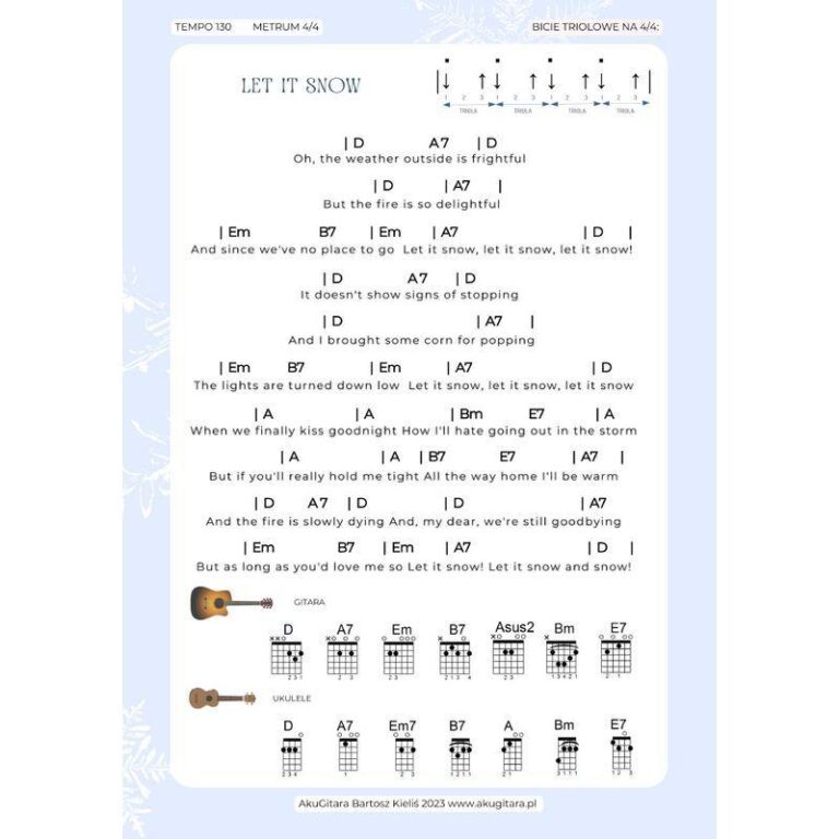 Kolędy na gitarze – prosty przewodnik z akordami dla początkujących