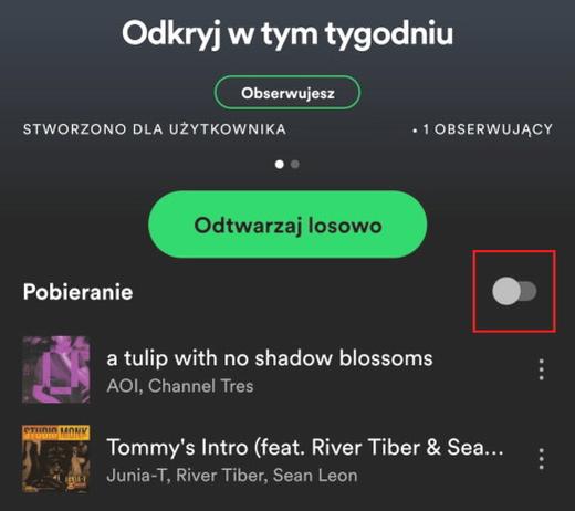 Udostępnianie muzyki